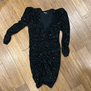 Sparkly black dress